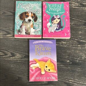 4/$10 Magic Puppy and Kitten Book Set